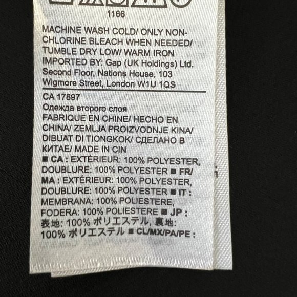 Banana Republic Black Sleeveless Fit Flare Dress Back Cutout size 4 - Picture 8 of 11